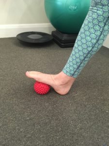 spikey ball foot massage