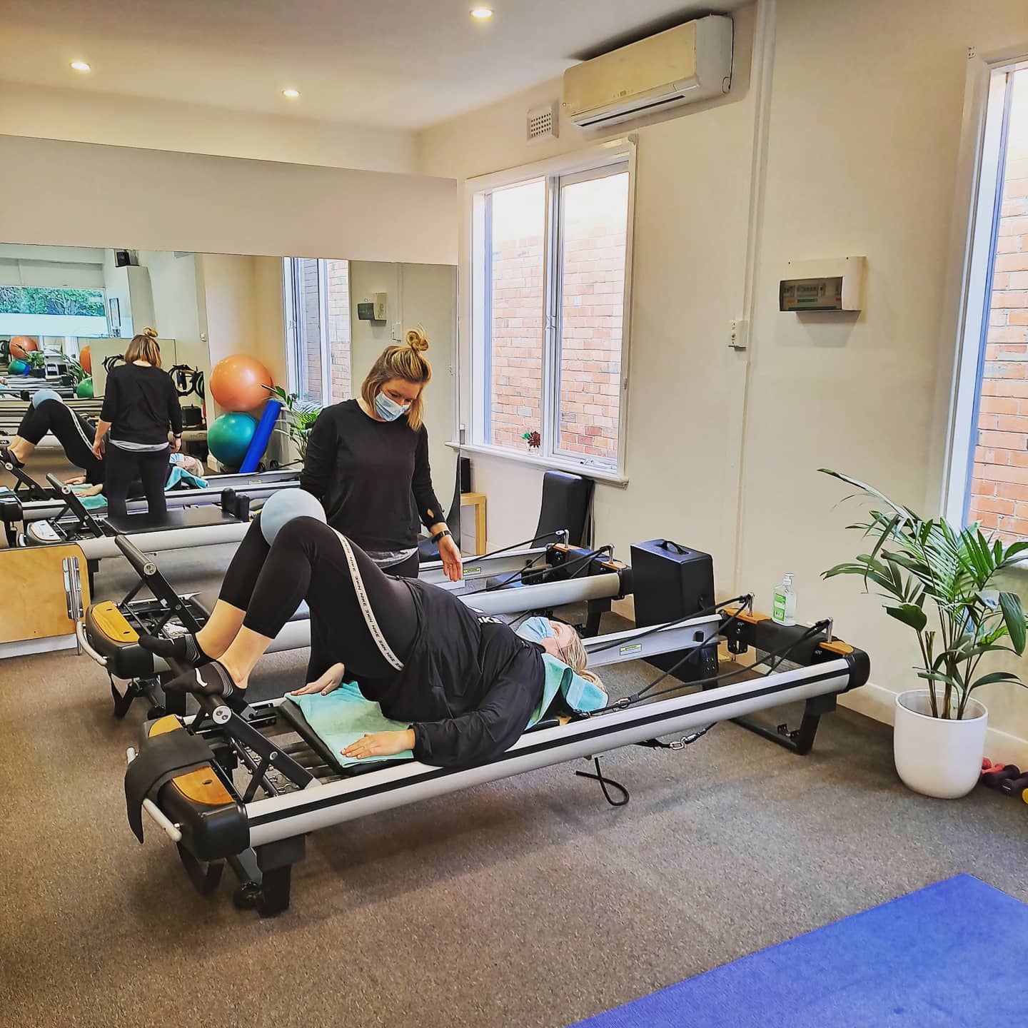 Our studio is freshly painted and we are back open for routine physiotherapy care. We are hopeful classes will resume on Friday 🤞Remember to check out our YouTube channel for pilates you can do at home!