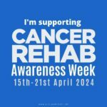 Help us spread the word on the benefits of cancer rehabilitation with a physiotherapist. Cancer rehab is focused on improving the quality of life and experience of people who have been diagnosed with cancer. It is not focused on the disease. It is focused on people and helping them get back to ...